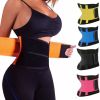 Waist Trainers for Men Women Waist Trimmers Workout Sweat Band Belt for Back Stomach Support - Fuchsia - 3XL