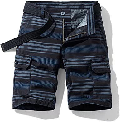 Men's Casual Sports Shorts Quick Dry Fashion Fit Twill Cargo Shorts Shorts with Pockets - PA6-M