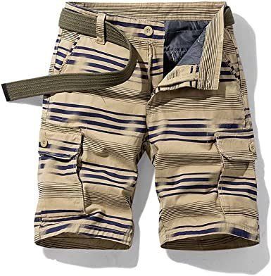 Men's Casual Sports Shorts Quick Dry Fashion Fit Twill Cargo Shorts Shorts with Pockets - PA7-M
