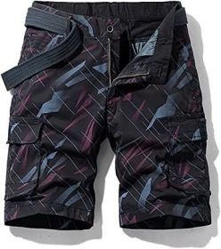 Men's Casual Sports Shorts Quick Dry Fashion Fit Twill Cargo Shorts Shorts with Pockets - PA5-XL