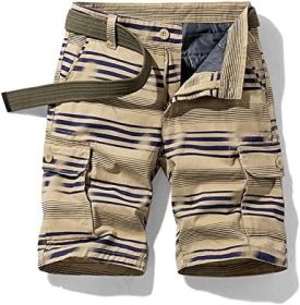 Men's Casual Sports Shorts Quick Dry Fashion Fit Twill Cargo Shorts Shorts with Pockets - PA7-XXL