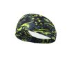 Camo Pattern Sports Stretchy Headbands; Knotted Sweat Absorption Fitness Running Yoga Headbands - Green