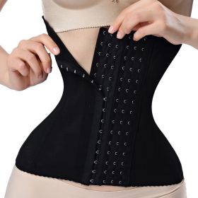 Waist trainer shaper corset slimming Belt underwear body shaper shapewear faja slimming belt tummy Sheath - black 4 - XXXL