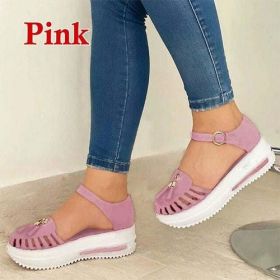 Women's Vulcanized Shoes 2023 Summer Ladies Increased Shoes Lace up - Gray - 41