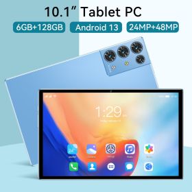 2023 New 5G Tablet PC, S30pro, 10.1 inch, 512GB large flash memory, Android Tablets, Dual Cards,  8000mAh Laptops, wifi GPS - blue - 128GB
