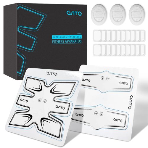 OSITO 3Sets Massager Machine Stimulator Fitness Trainer Arm/Waist/Leg Abdominal - white OSITO 3Sets Massager Machine Stimulator Fitness Trainer Arm/Waist/Leg Abdominal - white