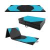 10' x 4' x 2" Folding Exercise Mat with Hook and Loop Fasteners - Navy