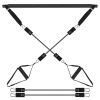 Pilates Bar Kit with 180LBS Resistance Bands Multifunctional Pilates Yoga Toning Bar Full Body Exercise  - 100lbs
