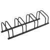 Bike Rack for 4 Bikes Black Steel - Black
