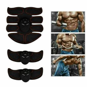 Free shipping ABS Stimulator Abdominal Muscle Training Toning Belt EMS trainer Fitness Belt - USB charging version