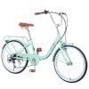 7 Speed, Steel Frame,Multiple Colors 22 Inch Girls Bicycle - as Pic