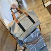 Foldable Waterproof Gym Bag Carry Duffel Bag for Sports and Travel - Purple