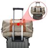 Foldable Waterproof Gym Bag Carry Duffel Bag for Sports and Travel - Purple