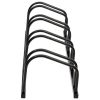 Bike Rack for 4 Bikes Black Steel - Black