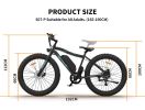 AOSTIRMOTOR 26" 500W Electric Bike Fat Tire P7 36V 12.5AH Removable Lithium Battery for Adults S07-P - as Pic