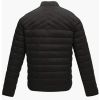Men's Lightweight Winter Down Cotton Jackets Casual Puffer Jackets Black Coats - S