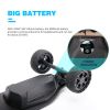 All terrain dual 1000*2 hub motor electric skateboard with 32mph max speed; 25miles range; 9600mah battery. - As pic