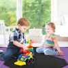 10' x 4' x 2" Folding Exercise Mat with Hook and Loop Fasteners - Purple