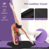 10' x 4' x 2" Folding Exercise Mat with Hook and Loop Fasteners - Purple