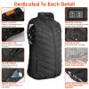Heated Vest Electric USB Jacket Men Women Heating Coat Thermal Body Warmer Wear with 3 Temperature Levels - M