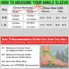 Compression Sports Ankle Brace; Heel Protector For Pain Relief; Outdoor Sports Accessories - Black - L-XL