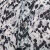 Men's Fashion Leopard Shirts Slim Fit Stand Collar Single Breasted Shirts Casual Long - Bwcs white02-L