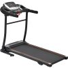 Folding Treadmill Electric Running Machine Walking Jogging Machine with 3 Level Incline 12 Preset Programs for Home Gym - as pic