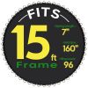 13ft Trampoline Mat w/ 72 Rings - US