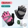 OZERO Men's Cycling Biker Gloves Fingerless Gym gloves Breathable MTB Accesories Motorcycle Sports Gloves Cycling Equipment - Green - XL