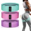 Resistance Bands; Light/medium/heavy 3 Levels Exercise Bands For Women Legs And Glutes; Yoga Starter Set For Working Out - Green