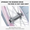 16" Kids Bike for Girls and Boys, Magnesium Alloy Frame with Auxiliary Wheel, Kids Single Speed Cruiser Bike. - as Pic