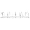 Bike Rack for 5 Bikes Galvanized Steel - Steel