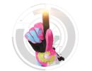 Winter Gloves Waterproof Ski Gloves Insulated Snowboard Gloves - Blue