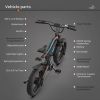 AOSTIRMOTOR Electric Bicycle 500W Motor 26" Fat Tire With 48V/15Ah Li-Battery S18-MINI New style - as picture
