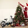 Kids Bike 16 inch for Boys & Girls with Training Wheels, Freestyle Kids' Bicycle with Bell,Basket and fender. - as Pic