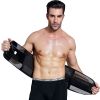 Waist Trimmers for Men Low Belly Stomach Wraps for Weight Loss - White - M