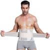 Waist Trimmers for Men Low Belly Stomach Wraps for Weight Loss - Black - XXL