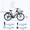 7 Speed, Aluminium Alloy Frame, Coffee Cup Holder ,Multiple Colors 26 Inch Ladies Bicycle - as Pic