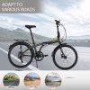 24" Folding City Bike Aluminum Frame 7 Speed Folding Bike - as Pic