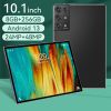 2023 New 5G Tablet PC, S30pro, 10.1 inch, 512GB large flash memory, Android Tablets, Dual Cards,  8000mAh Laptops, wifi GPS - black - 256GB