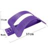 Back Massager Lumbar Support Multi-Level Lumbar Traction Back Stretching Device Stretcher Spinal Pain Relieve Back Muscle Pain Relief - blue