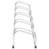 Bike Rack for 5 Bikes Galvanized Steel - Steel