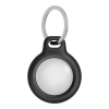 Secure Holder with Key Ring for AirTag - black