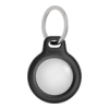 Secure Holder with Key Ring for AirTag - black