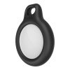 Secure Holder with Key Ring for AirTag - black