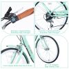 7 Speed, Steel Frame,Multiple Colors 22 Inch Girls Bicycle - as Pic