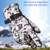 Waterproof Ski Gloves Winter Snow Outdoor Sport Women Men Warm Snowmobile Motorcycle Touch Screen Snowboard Ski Gloves - 1